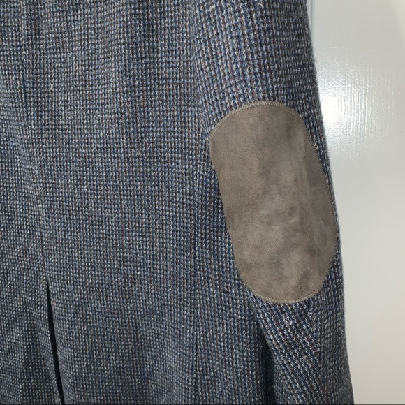 Vintage Tweed Wool Western Elbow Patch Coat - Picture 6 of 8